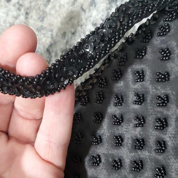 Beaded Satin Evening Bag - Picture 11 of 12